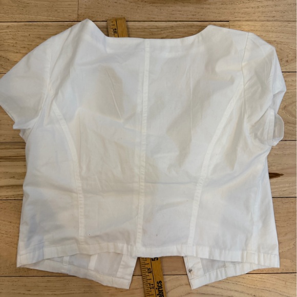 NWT madewell white corset top size 10 - Picture 6 of 6